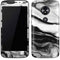 Black and White Marble Ink Moto E5 Play Skin